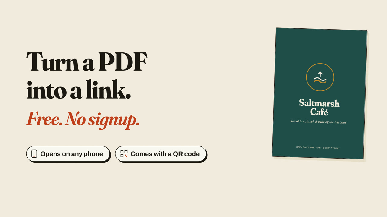 How to turn a PDF into a link (free, no signup)
